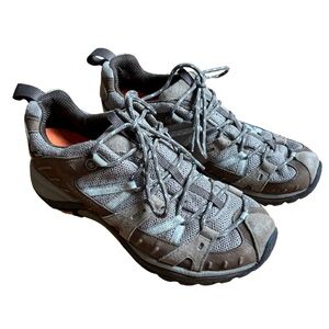 Merrell women’s size 8 Vibram Siren Sport olive hiking trail shoes sneakers